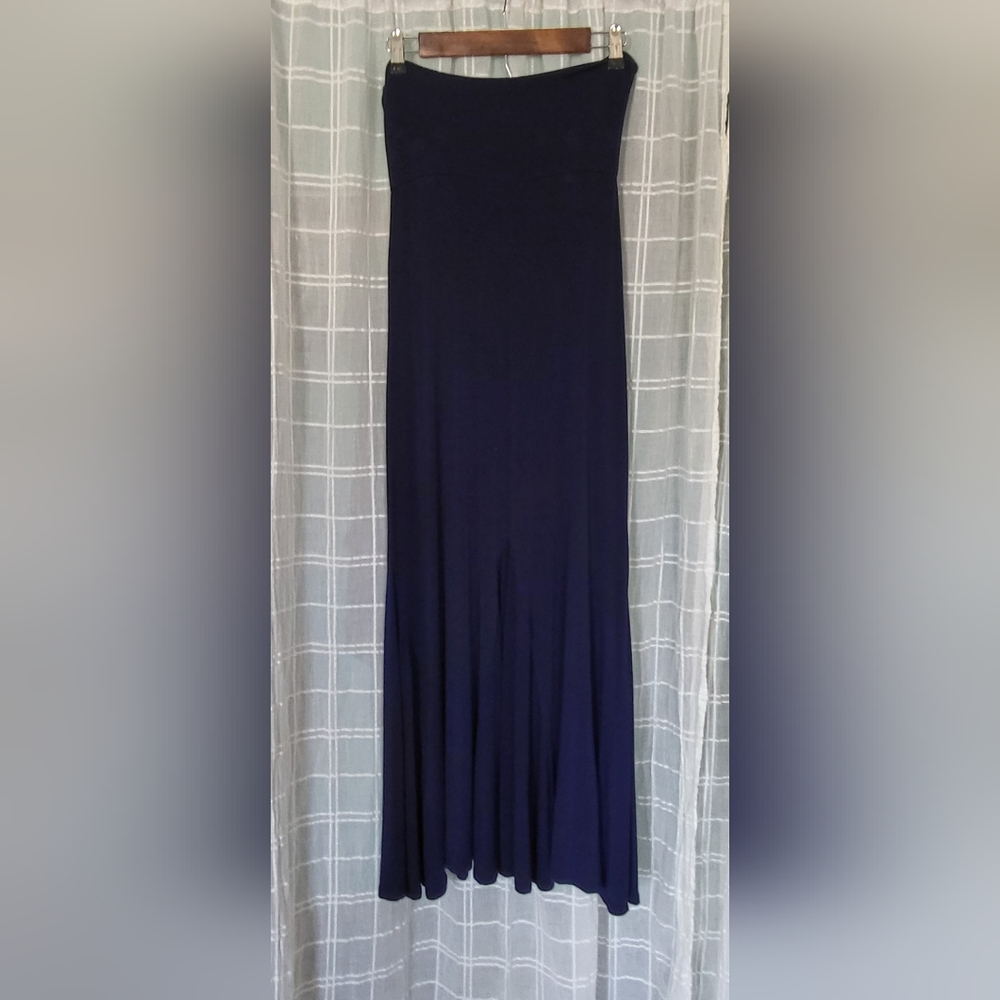ROLLA COASTER blue strapless Maxi dress Sz sm